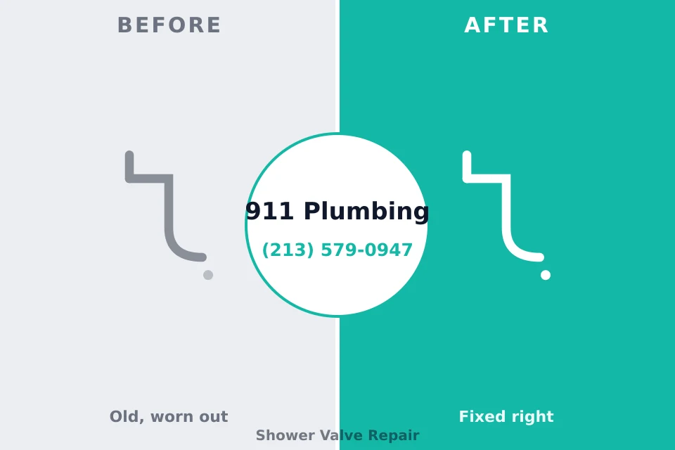 Before and after: plumbing repair Greenville, MS